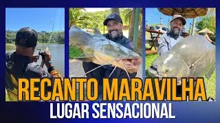 Pescaria no Recanto Maravilha, muitos peixes, realmente maravilha de lugar !