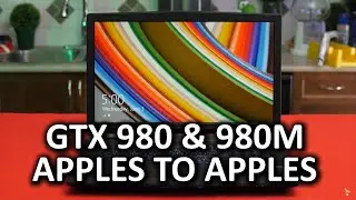 GTX 980 vs GTX 980M Apples to Apples Comparison