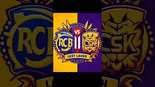 One last laugh || Rcb vs Csk || clash of Titans || Small song for fans to cheer up #shorts #music