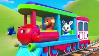 Toot TootLittle Train |Colors Song |ABCSong |Nursery Rhymes& Kids Songs |BabyBus
