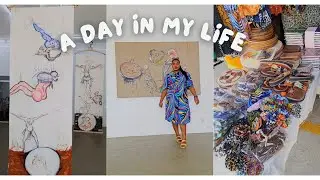 GALLERY VIEWING In Cotonou |Day in my Life |Craft Market