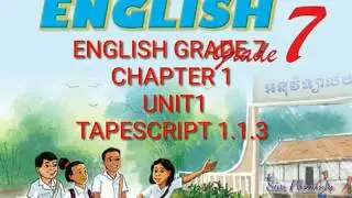 Tapescript 1.1.3 English Grade 7