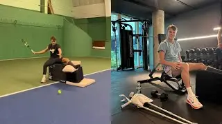 ATP 2025 - Three weeks after his serious injury, Holger Rune already back on court !