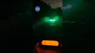 Speedboat with Burning Light#boatlights#marinelighting#boatlife#powerboatlights#motorboating