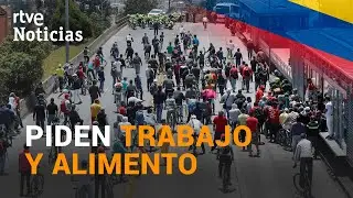 ROMPEN LA CUARENTENA en BOGOT&Aacute; para PROTESTAR contra el GOBIERNO