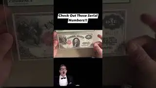 Amazing Serial Numbers!! Wow! #currency #coins #numismatics #rare #hobby