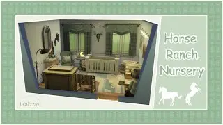 Horse Ranch Nursery || Sims 4 Speed Build