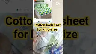 Amazon cotton bedsheet haul