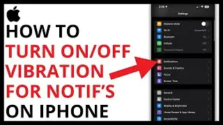 How to Turn On or Off Vibration for Notifications on iPhone [QUICK GUIDE]