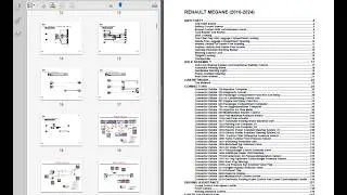 Renault Megane 2016 to 2024 - Electrical Wiring Diagrams - Electrical Circuits