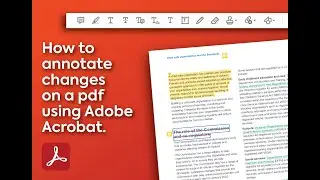 How to annotate changes on a designer's pdf proof.
