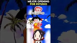 El MEJOR OPENING de CADA ESTUDIO PARTE 1 #shorts #anime #otaku
