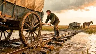 How One Ferryman&rsquo;s &ldquo;Slack-Rail Bridge&rdquo; Let Wagons Cross Mud Like Dry Ground