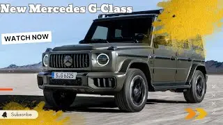 The New Mercedes G-Class Has More Power and a 'Transparent' Hood