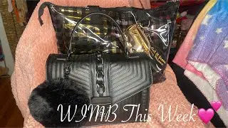 WIMB Black Aldo Jerilini Purse and Black tote(Bag Series Episode 6)👛💕
