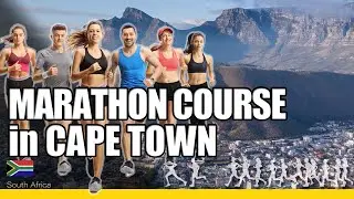 Marathon course at Cape Town Marathon