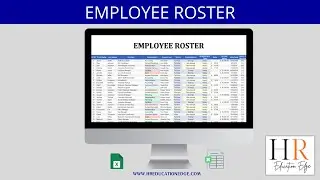 Employee Roster / Directory - Staff Management Salary Spreadsheet Employee Records, Years of Service