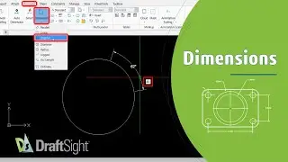 Create Angular Dimension for a Circle at Angle from Toolbar