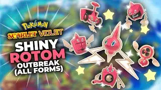 Shiny Rotom - All Forms (Outbreak) in Pokemon Scarlet & Violet