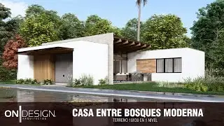 CASA ENTRE ARBOLES | 1 NIVEL 18X30 m 2 RECAMARAS CASA SOLEIRA 165.00m2 (ON DESIGN CASAS)