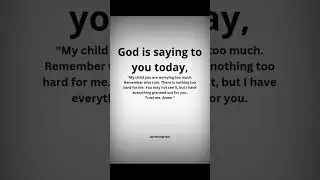 God message fro you today #jesus #godmessage #spiritualmessage  #christianmotivation #foryou #amen