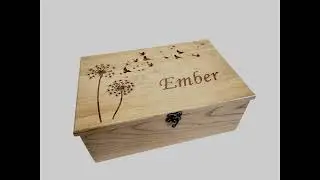 Sanded and Branded Memory Boxes
