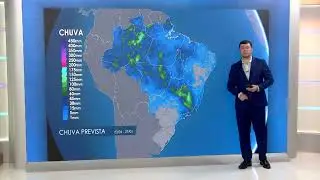 Rainfall of 200 millimeters reaches the interior of S&atilde;o Paulo and Minas Gerais; Mato Grosso do Su...