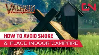 Valheim How to Avoid Smoke & Place Campfire Inside - Beginners Guide