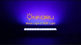Onforu 2 In 1 Black Light Bar - Not only a UV light , but also a RGB light!