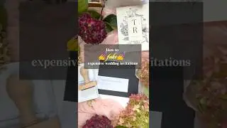 Use Canva to FAKE expensive wedding invitations
