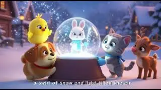 Polar Bunny Trapped Inside the Snow Globe