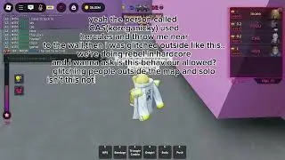 bugs(glitching outside the mainhall) and toxic behaviour problems 