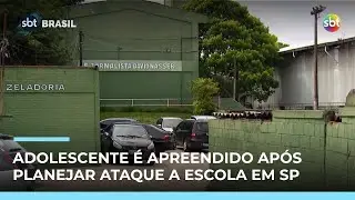 Adolescente de 13 anos &eacute; apreendido ap&oacute;s planejar ataque a escola em SP | #SBTBrasil