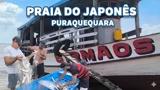 ISSO É AMAZÔNIA! Pescaria Na Praia Do Japonês em Puraquequara e Apesar do Susto, Muita Diversão!
