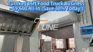 Turnkey 16ft Food Truck Business - $9,600 All-In (Save 30% Today!)🍟🍨