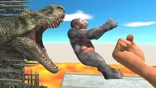 Punch all units into the T-rex mouth - ARBS