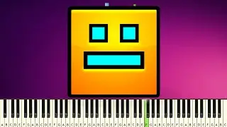 Geometry Dash - Back On Track - EASY PIANO TUTORIAL