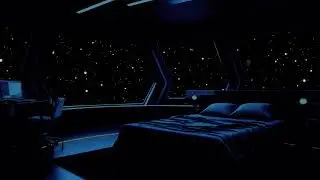 Celestial Soundwaves Glide Through Space Bringing Comfort Calm And Deep Night Sleep