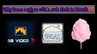 My 50 Video| Why Does Cotton Candy Melt In Mouth⁉️| Why Does Sugar Melt In Water⁉️#LazyBrainwork