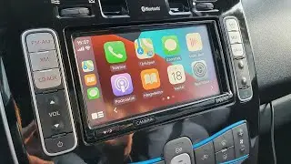 30kw Nissan Leaf  carplay & androidauto install via SD card  www.viso.hu