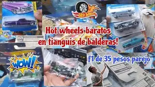 CACERIA SABATINA EN BALDERAS OTRA VEZ CAYERON LOS MEJORES HOT WHEELS DEL BOTADERO TODOS 35 PESOS! WO