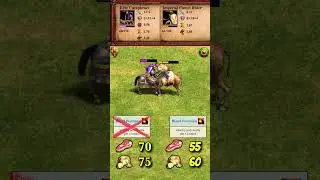 Elite Cataphract vs Imperial Camel Rider | Byzantines vs Hindustanis | AoE2 #Shorts