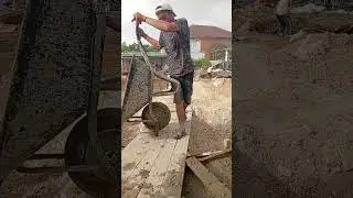 pouring concrete by hand #concrete pouring secrets#