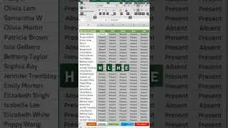 Excel Tips & Tricks: Absent Highlight Karne Ka Easy Formula