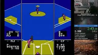 Baseball Stars 2 (NES) - Single Game Victory in 7:34