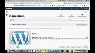How to install Wordpress on cpanel server with installatron or application provider