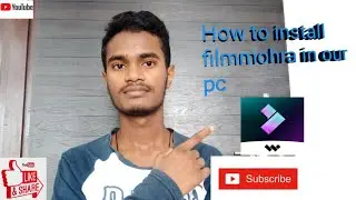 How to install filmora in leptop,pc windows 7,8,10,11 !