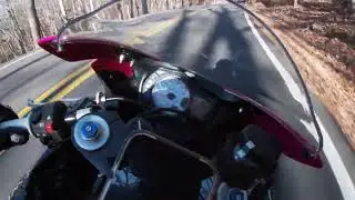 Tail of the dragon run (raw footage)