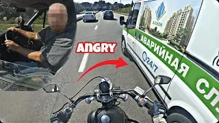 ANGRY PEOPLE on the road/ MOTORCYCLE ACCIDENT caught on CAMERA/ Motorcycle crash 2021