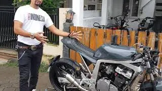 #gsx750  #suzuky #ghufronbigboytoys    GSX 750CC Kustom ala legenda Moto GP Kenny Roberts